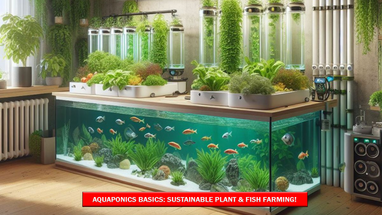 Aquaponics Basics: Sustainable Plant & Fish Farming!